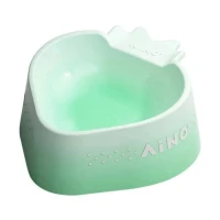 Miska ceramiczna dla kota i małego psa Truskawka zielona 300ml