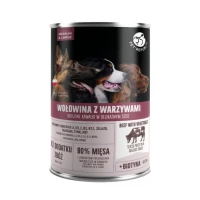Mokra karma dla psa kawałki w sosie z wołowiną i warzywami PetRepublic  1250g