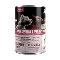 Mokra karma dla psa kurczak kawałki w sosie z wołowiną i warzywami PetRepublic  400g