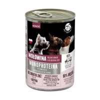  Monoproteinowa mokra karma puszka dla psa wołowina Pet Republic 400g