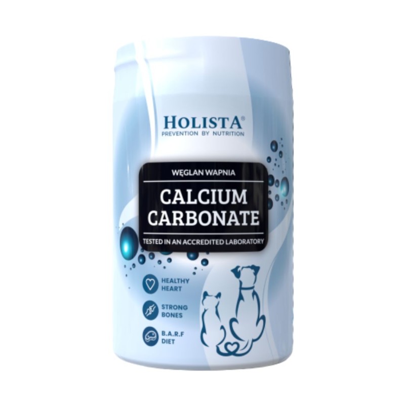 Calcium Carbonate (Węglan wapnia) Holista dla psa i kota 250g
