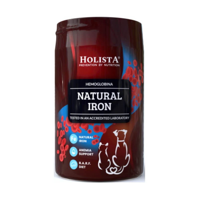Natural Iron Hemoglobina Holista dla psa i kota 180g