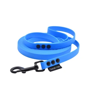 Smycz wodoodporna PCV dla psa 5 metrów niebieska