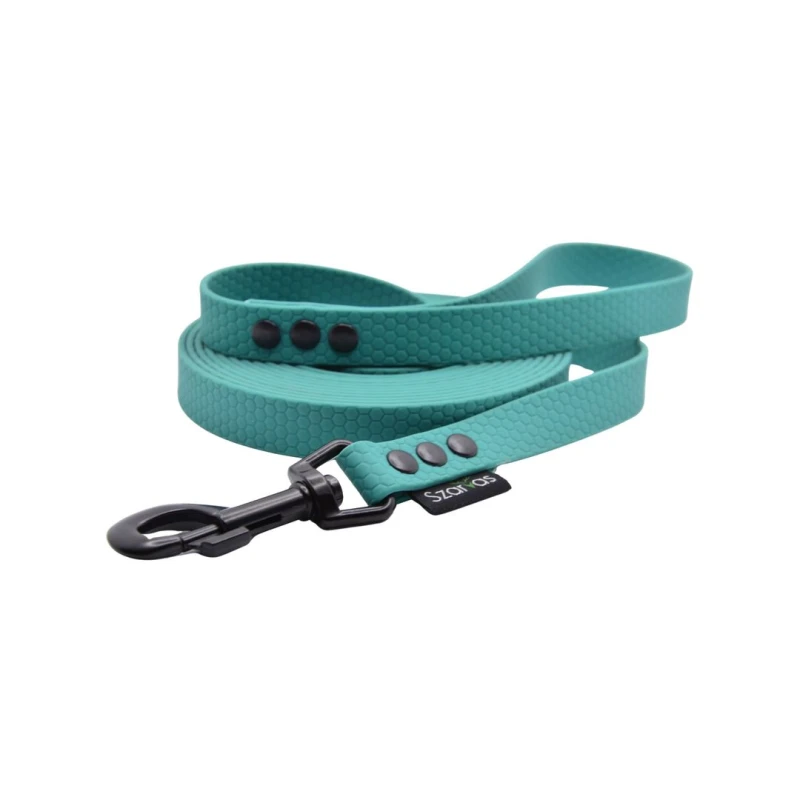 Linka treningowa wodoodporna dla psa Hexa (13mm, 5m) turkusowa