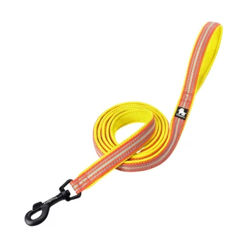 Krótka smycz dla dużego psa Truelove Active L 110 cm bananowa