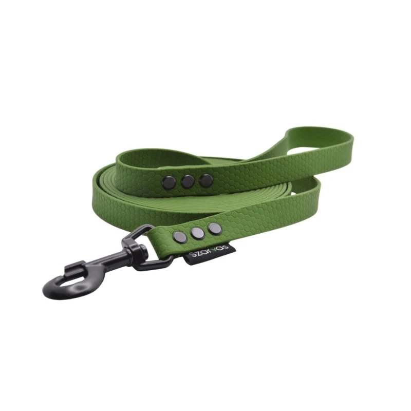 Linka treningowa wodoodporna dla psa Hexa (16 mm, 3m) oliwkowa