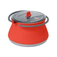Miska dla psa garnek biwakowy na ogień 2w1 DAQQAB Outdoor Range czerwona