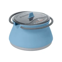 Miska dla psa garnek biwakowy na ogień 2w1 DAQQAB Outdoor Range niebieska