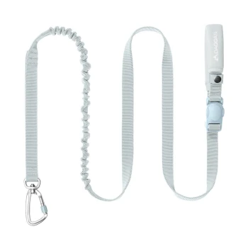 Smycz dla średniego psa z amortyzacją DAQQAB Outdoor Range lodowy błękit M