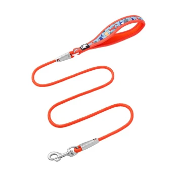 Smycz linowa dla małego psa Mini Firecracker Truelove pomarańczowa