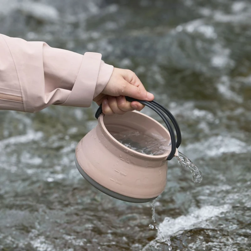 Miska turystyczna dla psa DAQQAB Outdoor Range pudrowy róż