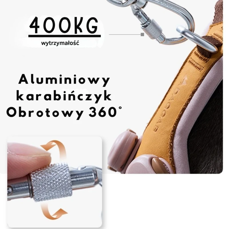 Smycz dla dużego psa DAQQAB Alpine Cord