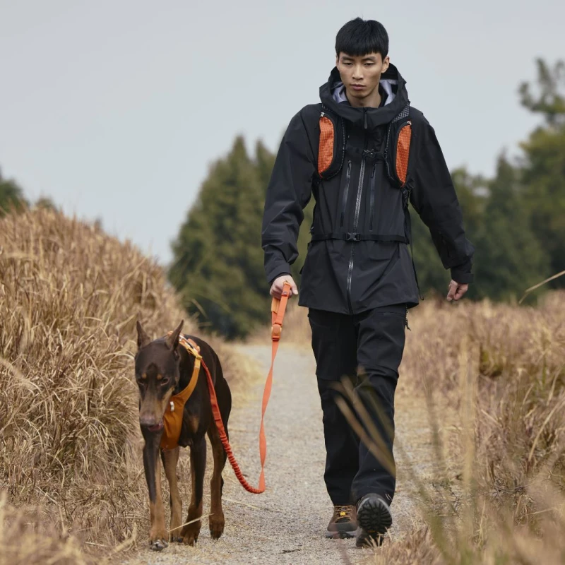 Smycz dla dużego psa z amortyzacją DAQQAB Outdoor Range