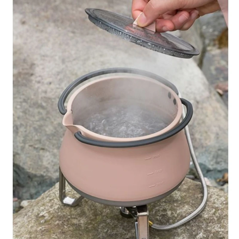 Miska turystyczna dla psa DAQQAB Outdoor Range czerwona