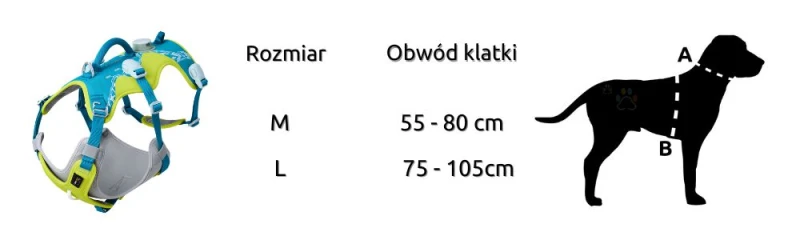 Szelki dla dużego psa DAQQAB Base Camp