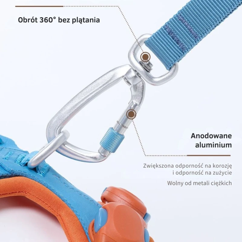 Smycz dla psa z amortyzacją DAQQAB Outdoor Range
