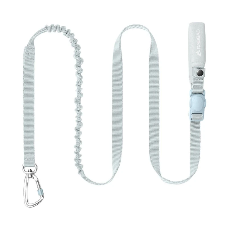 Smycz dla psa z amortyzacją DAQQAB Outdoor Range lodowy błękit