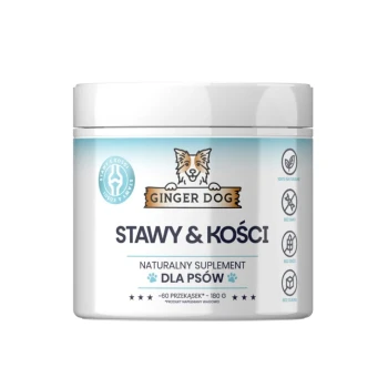 Suplement dla psa Ginger Dog - Stawy i Kości 180g 