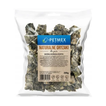Skóra Dorsza Kostki 200g Petmex naturalny gryzak dla psa