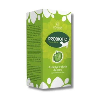 Probiotyk w płynie dla psów GreenLine Pokusa 200 ml - Suplement na trawienie i florę jelitową