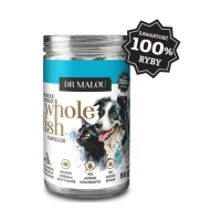 Rybki 100% liofilizowany Kapelan 80 g - Przysmak dla psa i kota Dr Malou