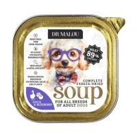 Zupka liofilizowana z kaczką z jagodą dla psa 12g Dr Malou