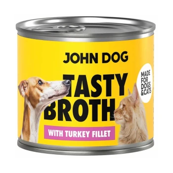 John Dog Tasty Broth zupa dla kota i psa z filetem z indyka 140g
