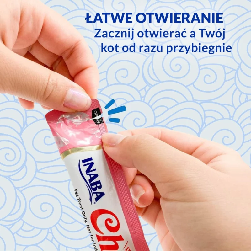 Kremowy przysmak dla kota Inaba Churu® o smaku kurczaka z wołowiną 4x14g