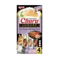 Kremowy przysmak dla kota Inaba Churu® Luxury tuńczyk i krewetki 4x14g