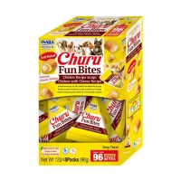 Przysmak Dla Psa z Kurczakiem i Serem Inaba Dog Churu Fun Bites 8x12g 