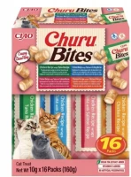 Przysmaki dla kota z kurczakiem mix smaków Inaba Cat Churu Bites 16x10g