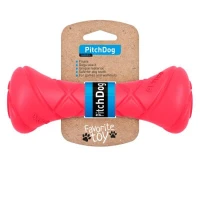Pływający aport dla psa PitchDog Barbell czerwony
