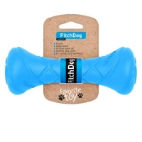 Pływający aport dla psa PitchDog Barbell niebieski