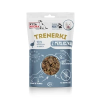 Naturalne smaczki treningówki z perliczką dla psa 80g