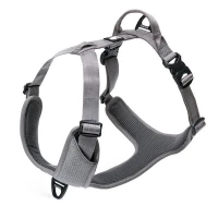Szelki guard easy walk dla psa Truelove Lumen szare