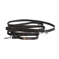Smycz przepinana dla dużego psa JoQu® Classic 500 cm czarna