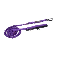 Smycz dla psa z amortyzatorem JoQu® Ultra Strong Runners fioletowa