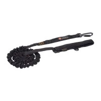 Smycz dla psa z amortyzatorem JoQu® Ultra Strong Runners czarna