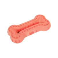 Pływająca zabawka dla dużego psa MOOS kość 16 cm pomarańczowa