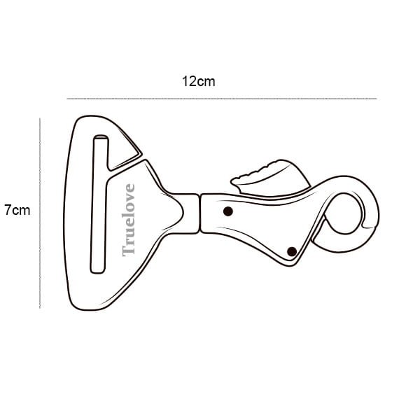 Wzmocniony pas samochodowy dla psa Truelove
