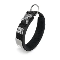 Obroża dla psa z personalizowanym rzepem Truelove Velcro czarna