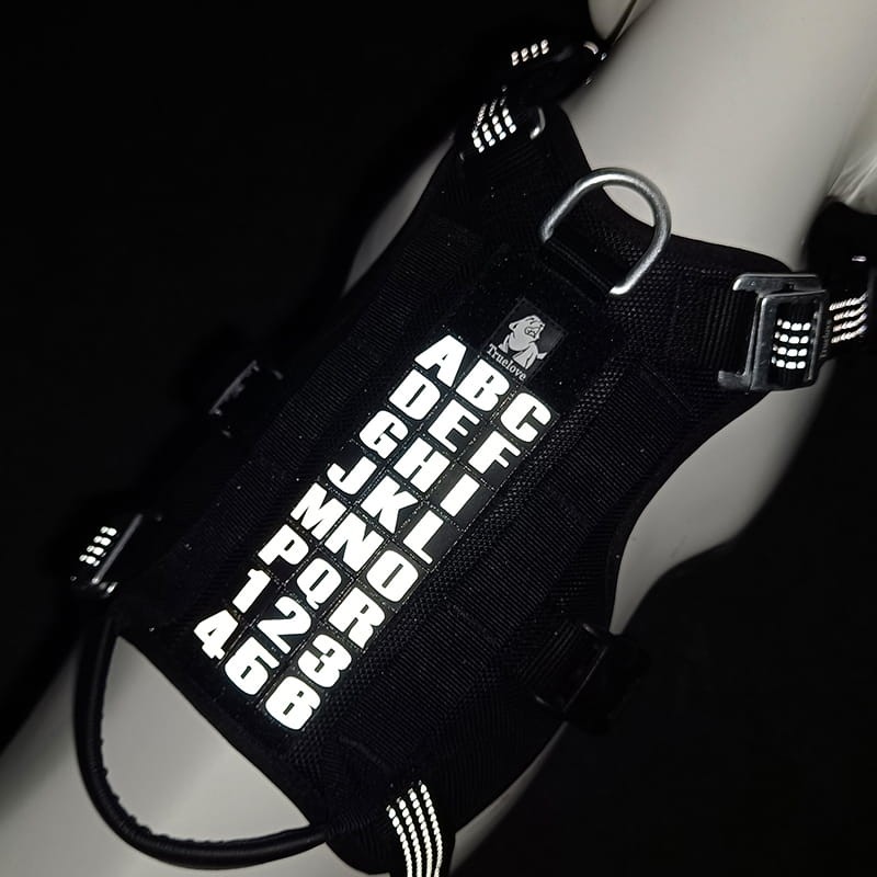 Wymienny odblaskowy rzep do szelek i obroży dla psa Truelove