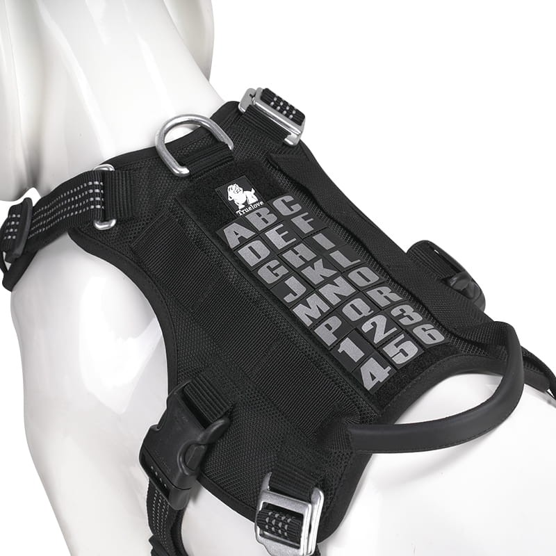 Wymienny odblaskowy rzep do szelek i obroży dla psa Truelove