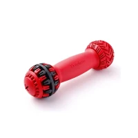 Zabawka z wypustkami na przysmaki dla dużego psa Truelove Teether czerwona
