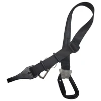 Krótki pas samochodowy dla psa JoQu Isofix Duo czarny