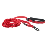 Smycz dla małego i średniego psa z amortyzatorem JoQu® Ultra Strong Runners czerwona