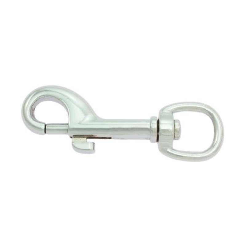 Karabinek klasyczny srebrny 13 mm.