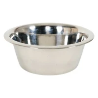 Mała metalowa miseczka dla kotów i psów miniaturowych Inox 0,2l