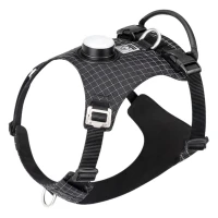 Szelki guard easy walk z lampką led Truelove Tracker czarne
