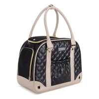 Torba, transporter dla małego psa i kota Truelove Glamour czarna